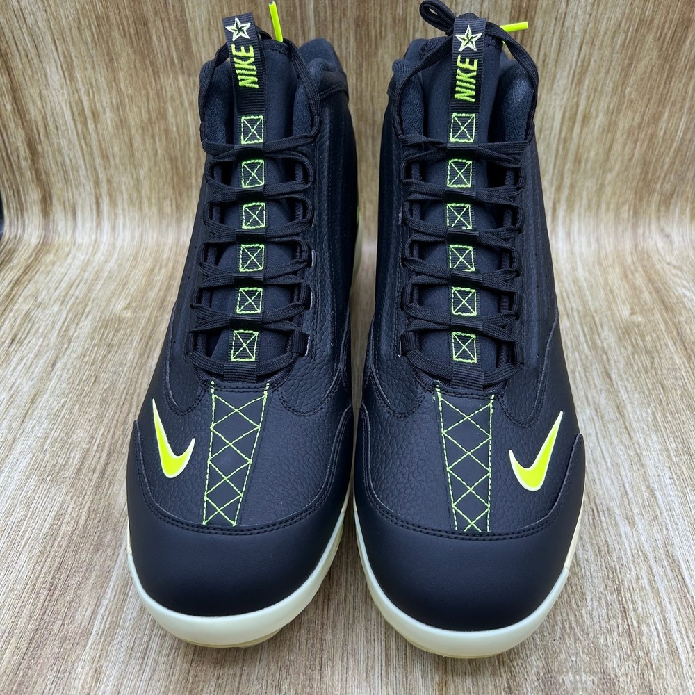 Nike Air Griffey 2 Metal Baseball Cleats Men's Size 12 Black Neon HF3840-001 NEW - Picture 2 of 9